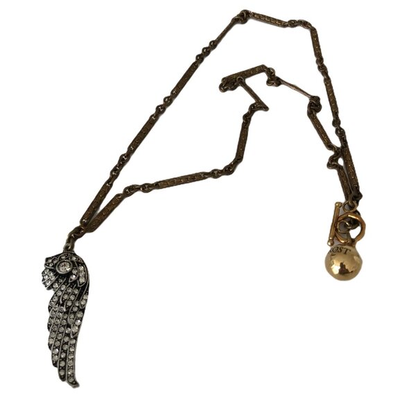 Lulu Frost Crystal Wing Necklace - Picture 1 of 9